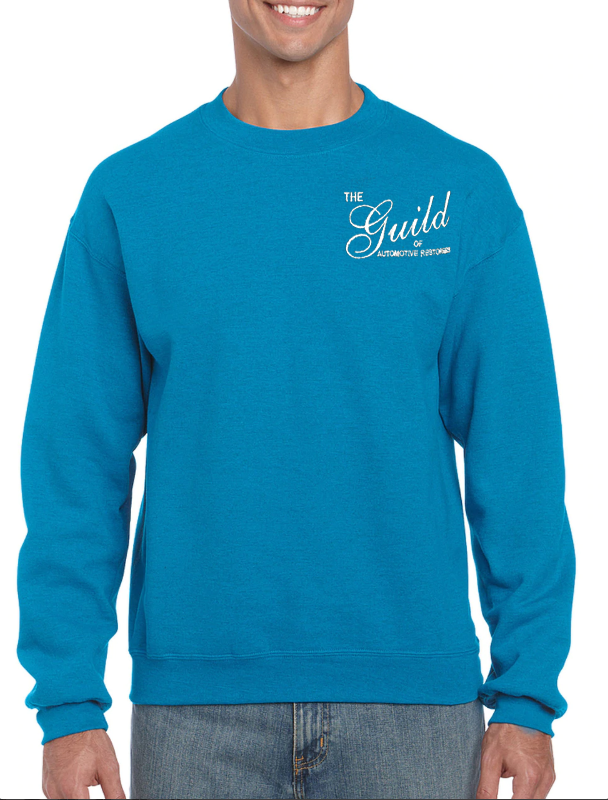 Guild Embroidered Logo Heavy Blend Gildan Adult Crewneck Sweatshirt