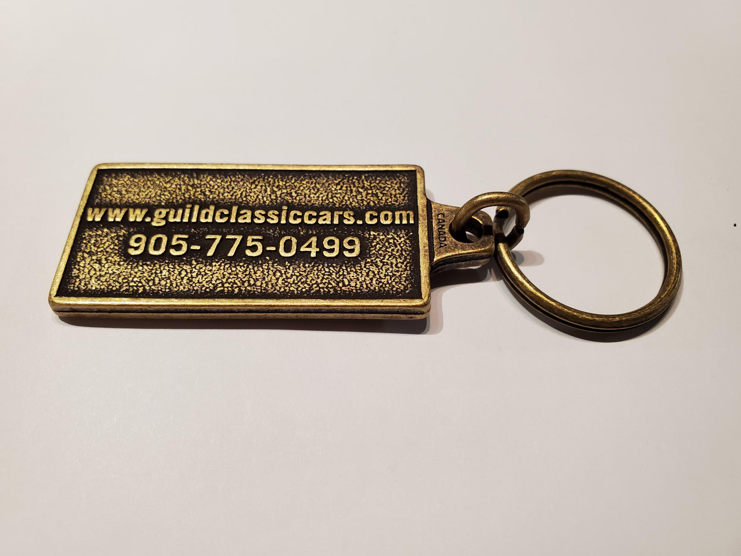 Guild Logo Antique Brass Key Chain