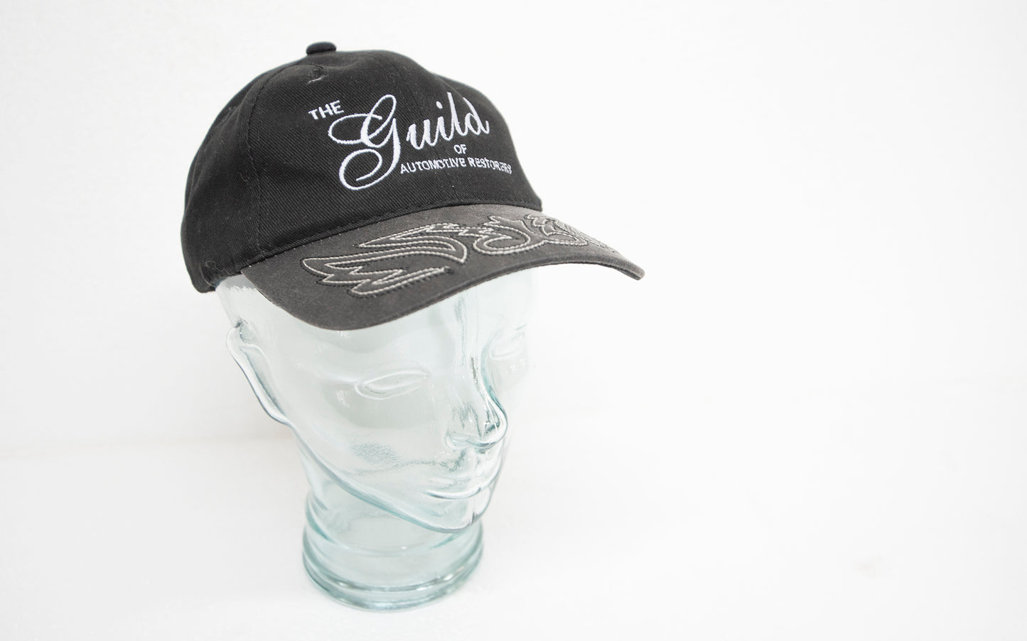 Guild Embroidered Logo Cap with charcoal grey embroidered brim