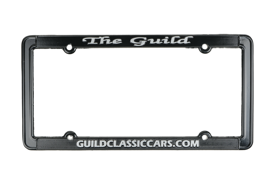 Guild Logo Licence Plate Frame - Black or White