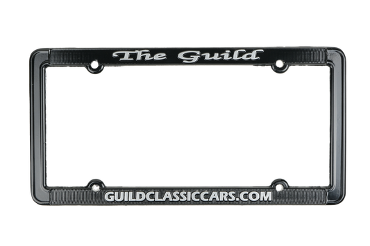 Guild Logo Licence Plate Frame - Black or White