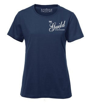 Guild Embroidered Logo Ladies Short Sleeve Crew Neck T-Shirt